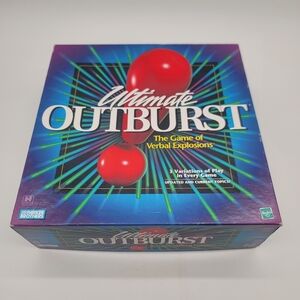 Ultimate Outburst Board Game of Verbal Explosions - Complete Open Box 1999